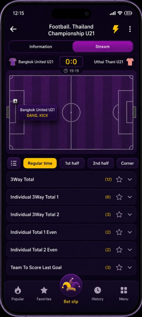 Live-Sportwetten in der App